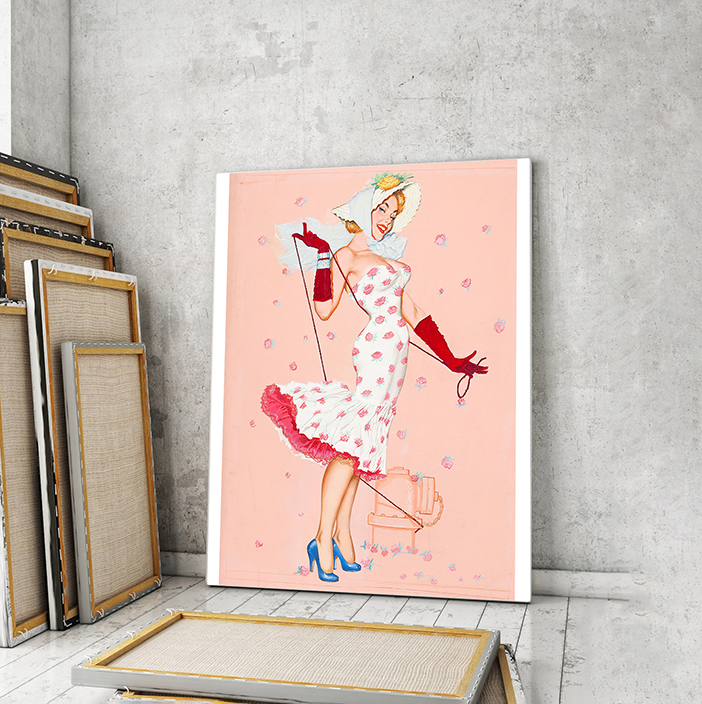 

Модульная картина Artel «Девушка в шляпке» 105x70 см