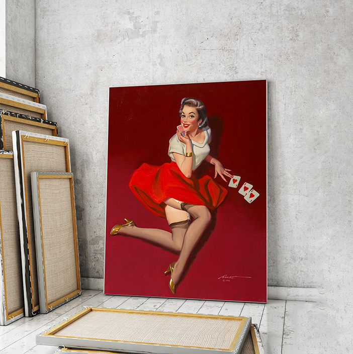 

Модульная картина Artel «Игра в карты, 1994. Дональд Раст» 150x100 см