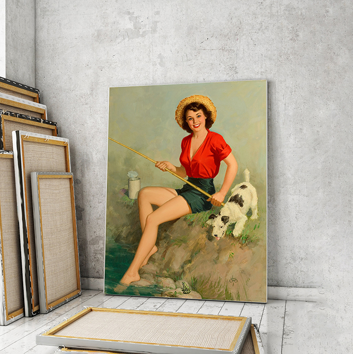 

Модульная картина Artel «Девушка на берегу. Уолт Отто» 60х40 см