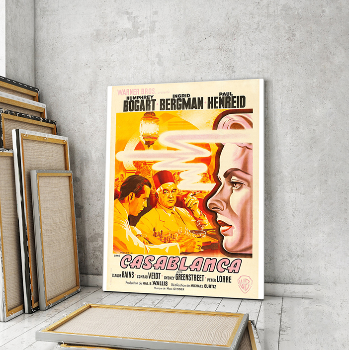 

Модульная картина Artel «Касабланка», 1947. Режиссёр Майкл Кёртис 60х40 см