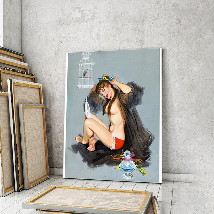

Модульная картина Artel «Обнаженная птичка певчая» 90x60 см
