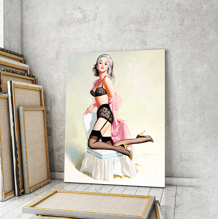 

Модульная картина Artel «Очаровательная платиновая блондинка в стиле пин-ап, 1994 г. Дональд Раст» 120x80 см