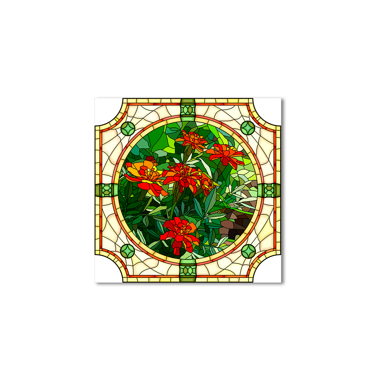 

Модульная картина Artel «Абстракция астры» 50x50 см