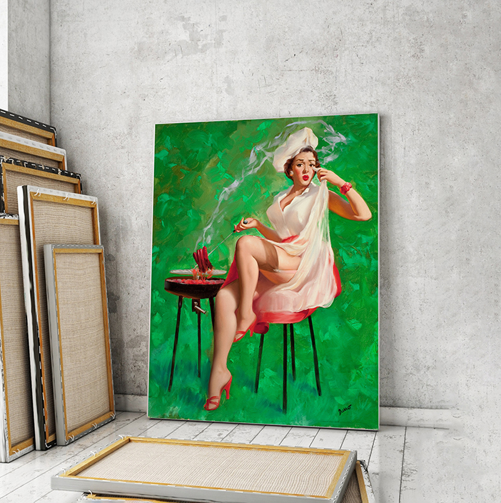 

Модульная картина Artel «Барбекю дым попал Питера Дарро» 90x60 см