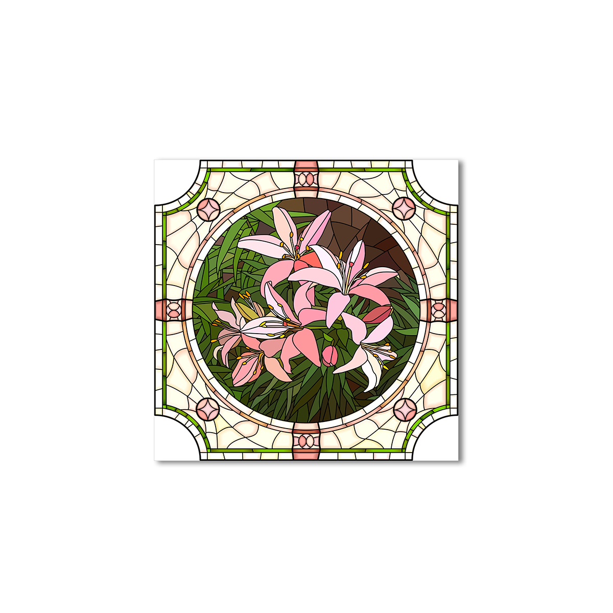 

Модульная картина Artel «Абстракция лилии» 120x120 см