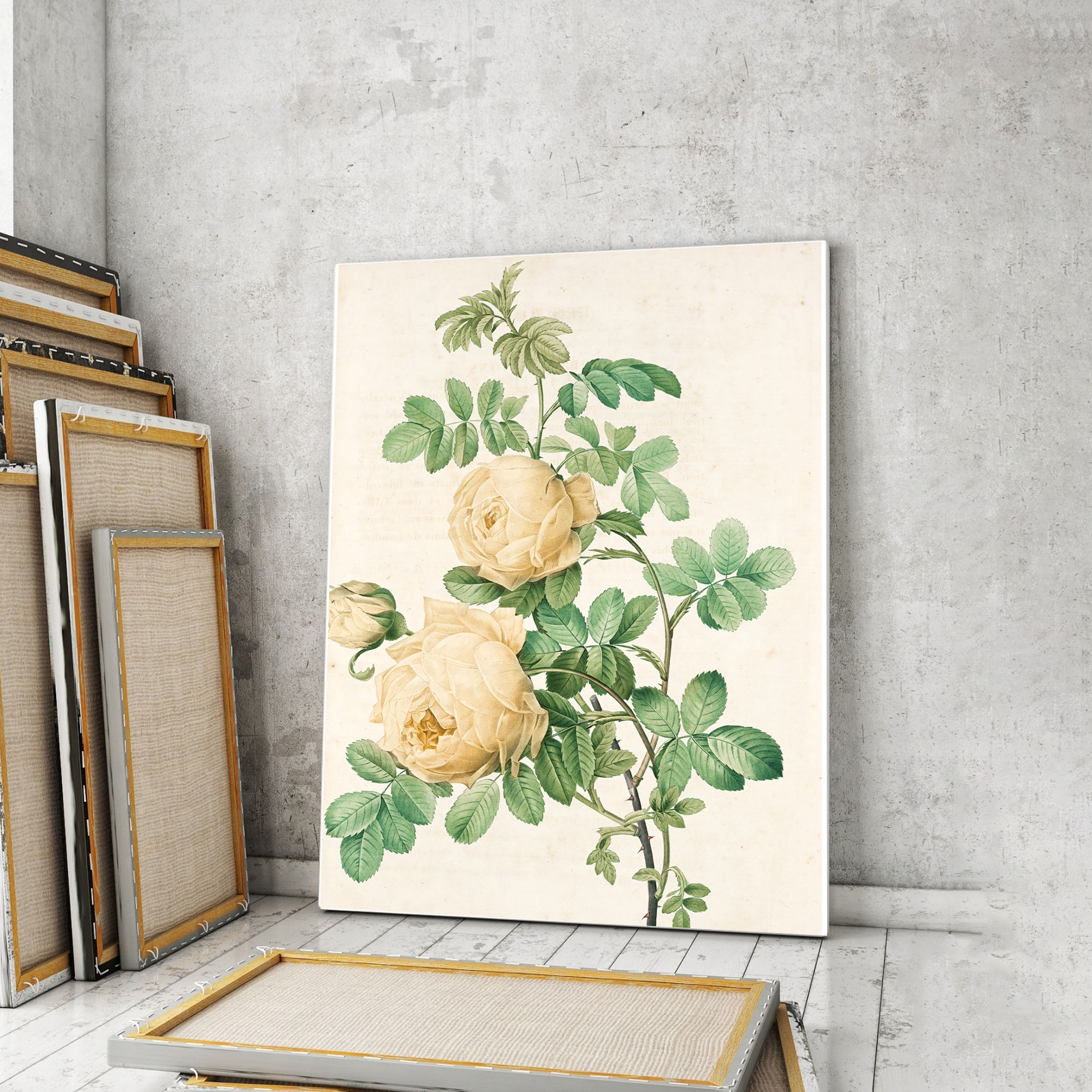 

Модульная картина Artel «Винтажные акварельные желтые розы» 105x70 см