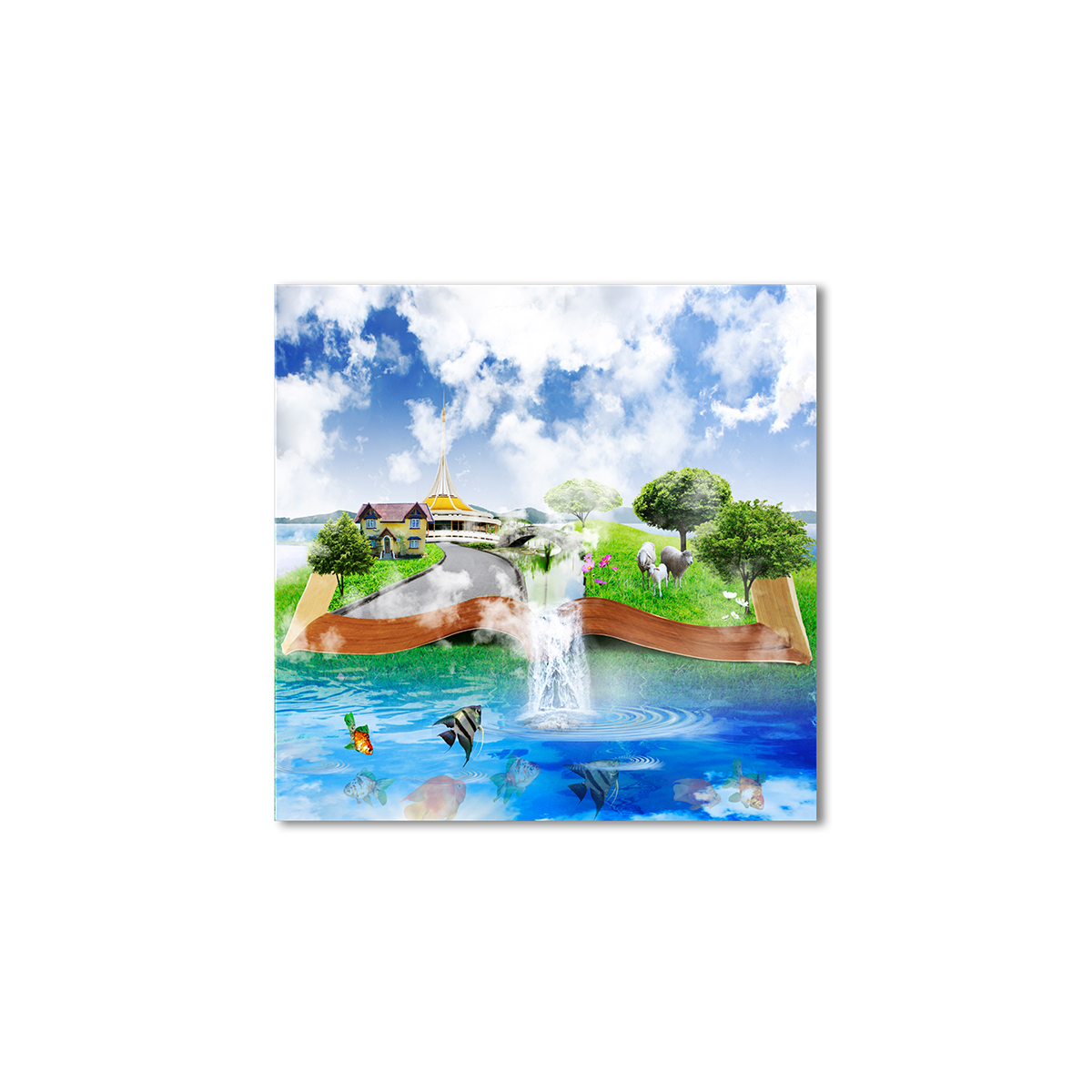 

Модульная картина Artel «Книга обо всем» 120x120 см