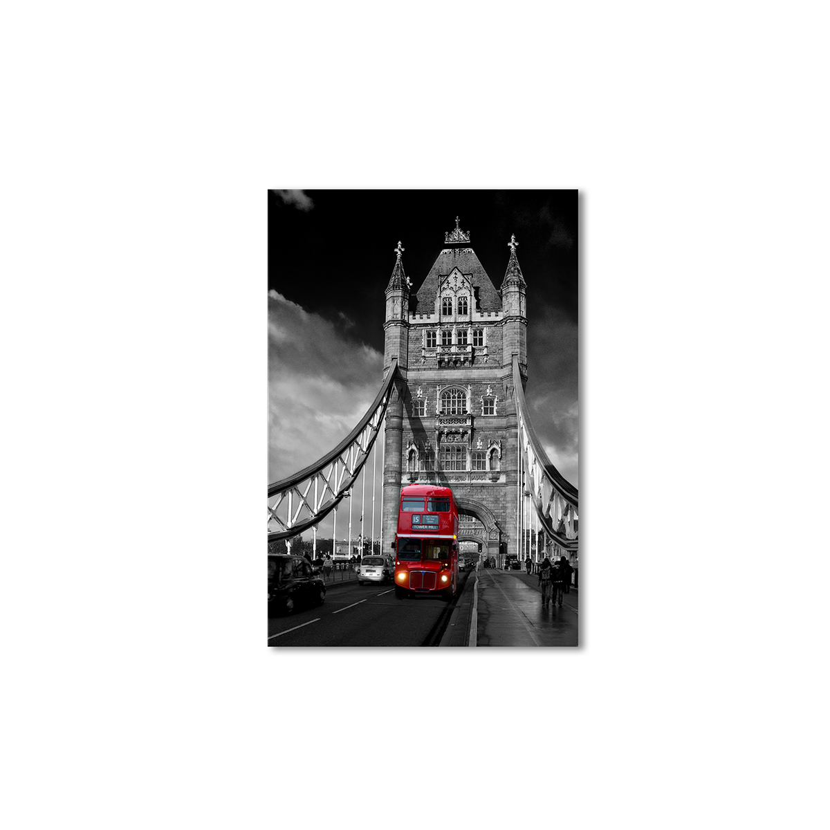 

Модульная картина Artel «Тауэрский мост с красным автобусом» 105x70 см