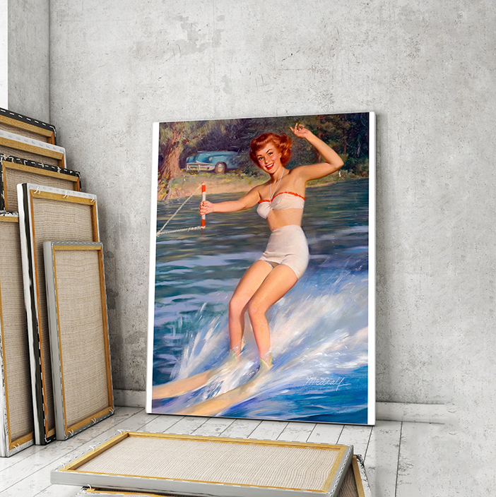

Модульная картина Artel «Девушка на водных лыжах» 90x60 см