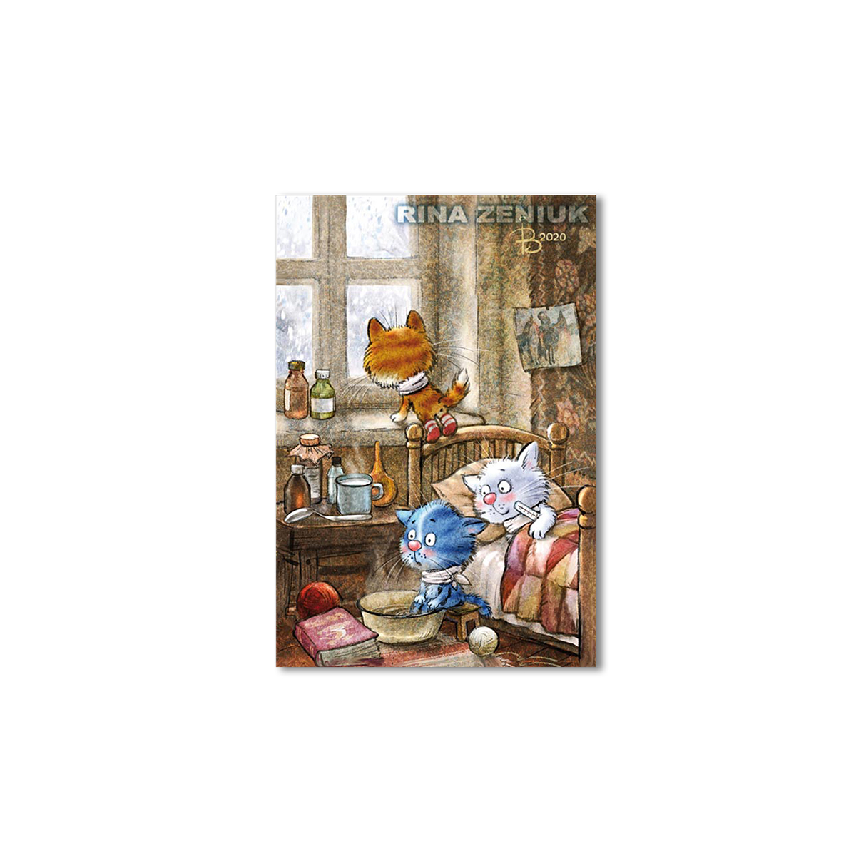 

Модульная картина Artel «Заболели котята» 75x50 см
