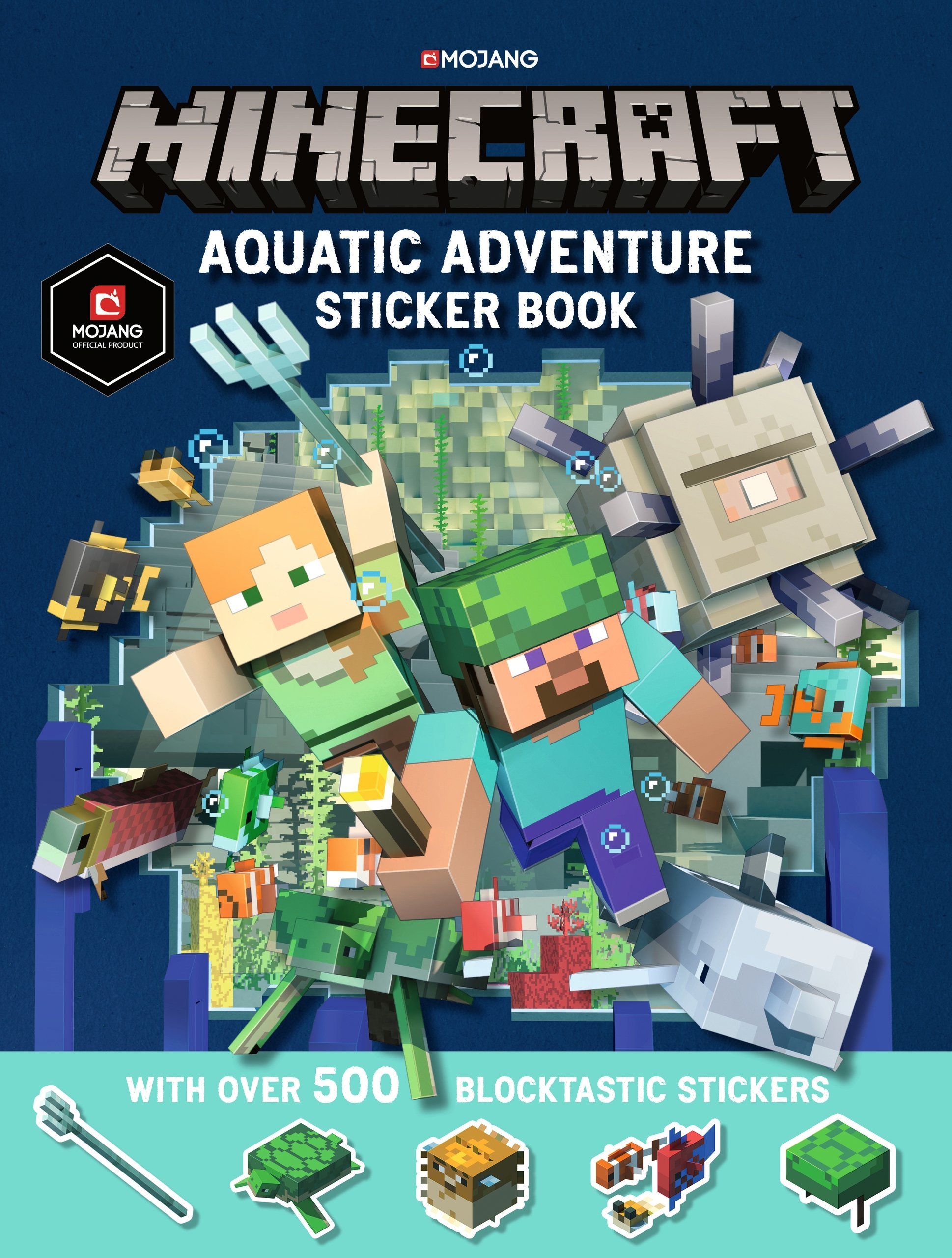 

Книга з наліпками Minecraft Aquatic Adventure Sticker Book - Various - 9781405293020