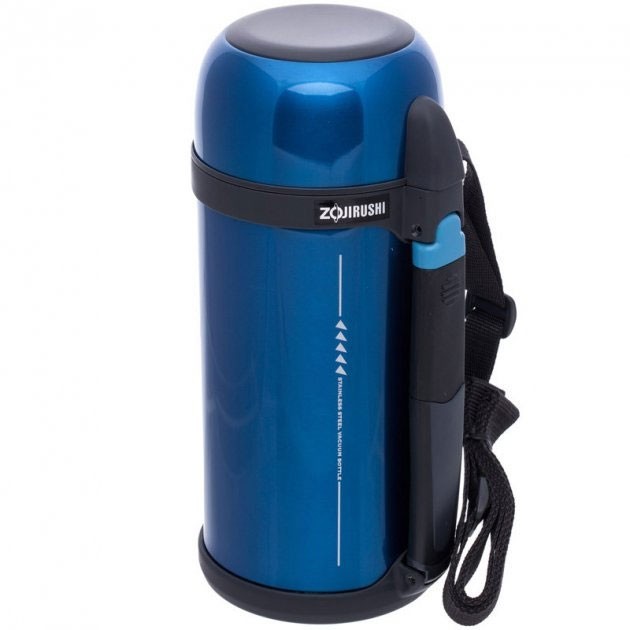 

Термос ZOJIRUSHI SF-CС15AН 1.5L, синий (складная ручка+ремешок)