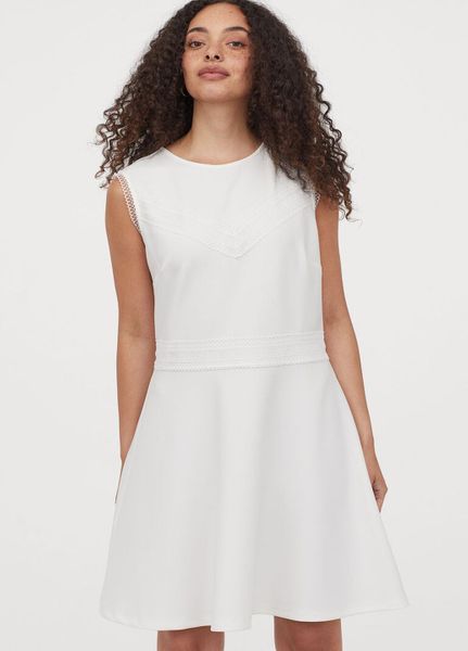 

Платье H&M М Белое (1203-464)