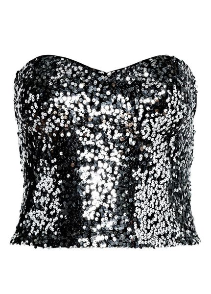 

Топ H&M 2XL Серебристый (1203-472)