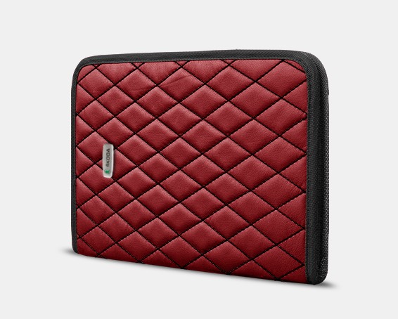 

Органайзер для документов А4 Skoda от Carbag Красный с черной строчкой черной окантовкой