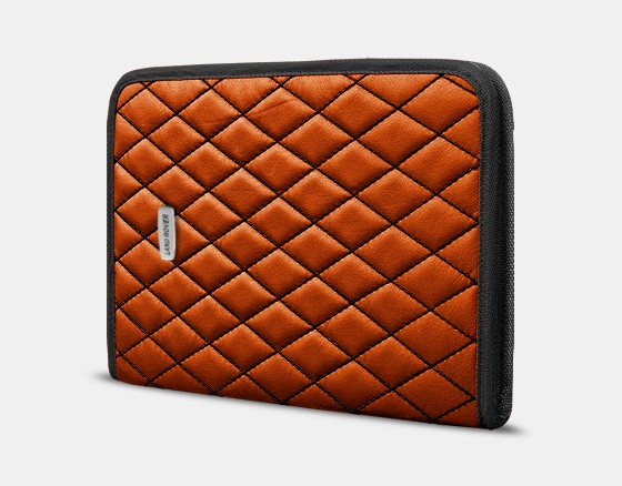 

Органайзер для документов А4 Land Rover от Carbag Оранжевый с черной строчкой черной окантовкой