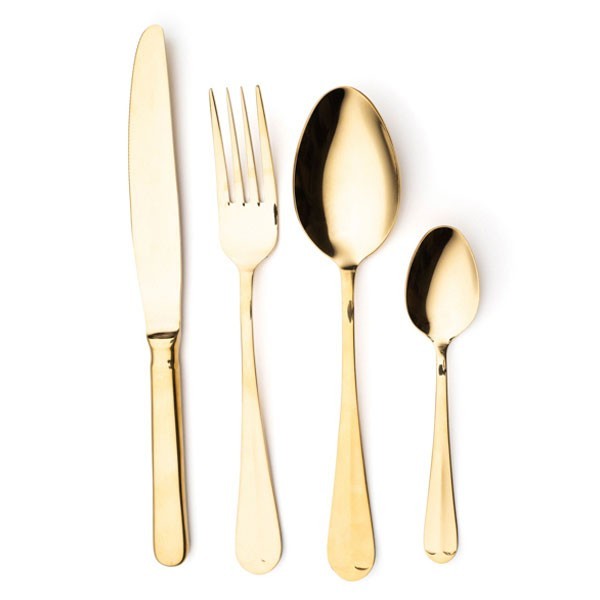 

Набор столовых приборов Esteema Pro Baguette Gold на 12 персон (Baguette-S12*4-05-01)
