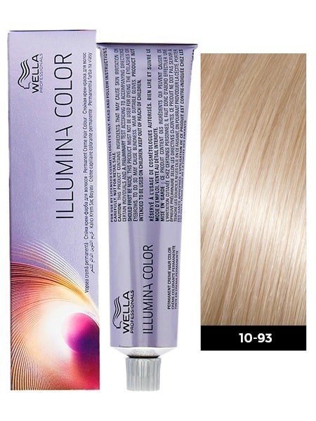 Wella Illumina Color 10/81 Топленое молоко Стойкая краска для волос 60 мл.