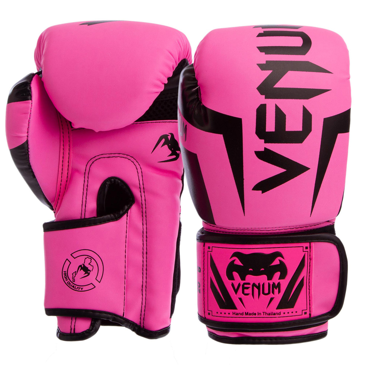 

Перчатки для бокса и единоборств Venum CHALLENGER Heroe PU 5698 Pink-Black 12 унций