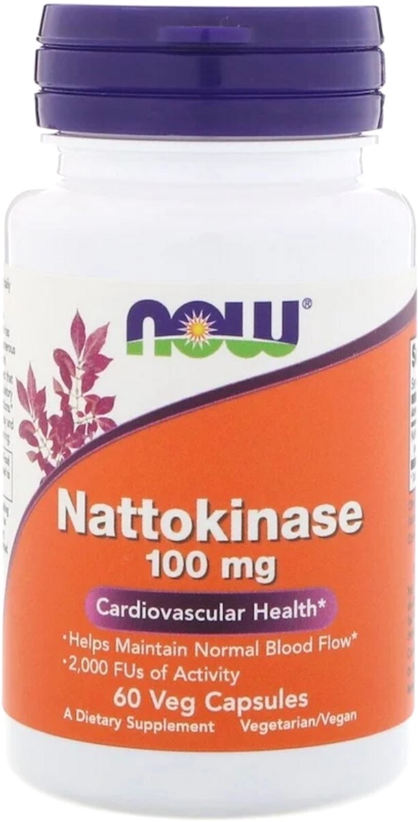 

Now Foods Наттокиназа, 100 мг, 60 капсул растительного происхождения (733739031402)