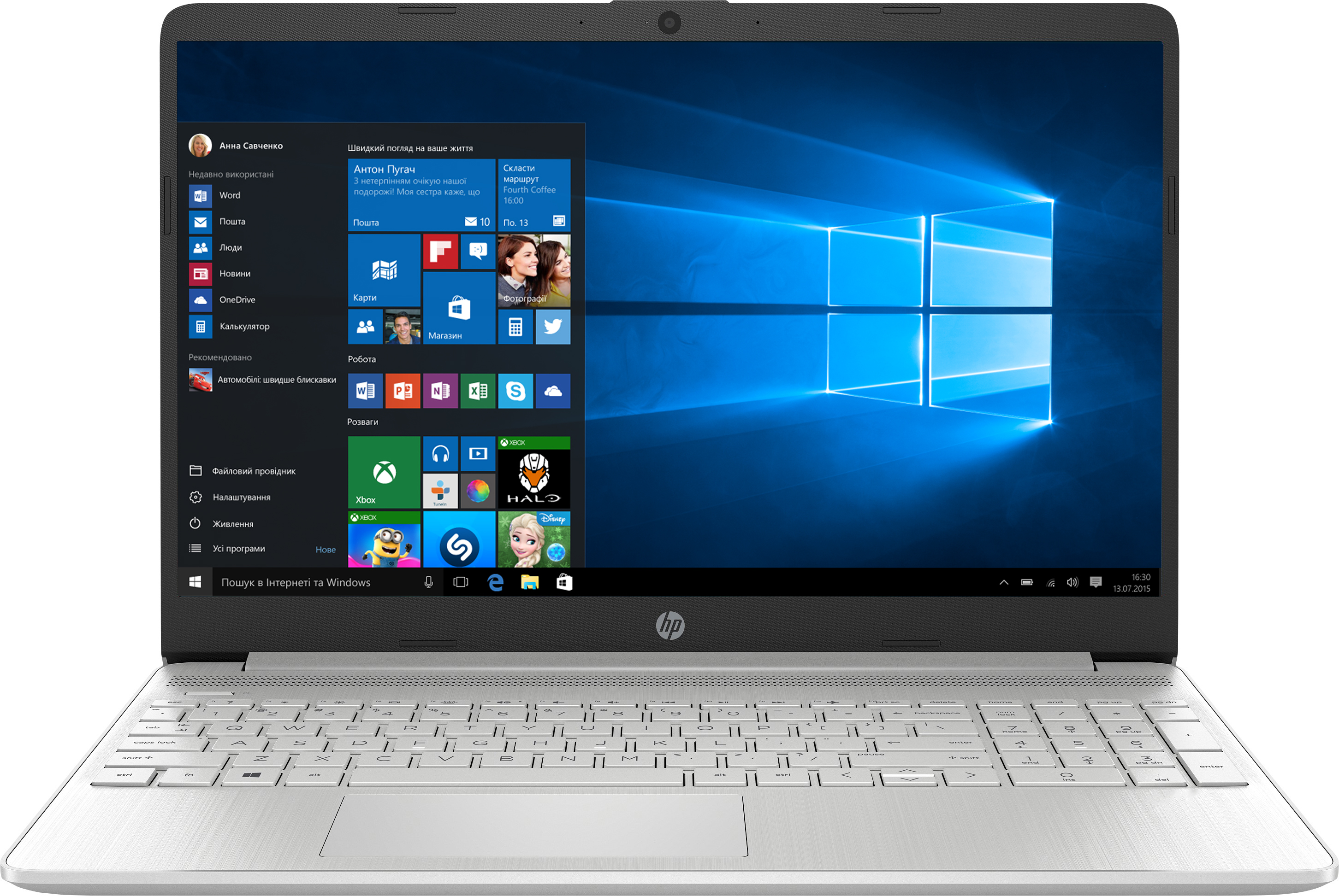 

Ноутбук HP Laptop 15s-eq2034ua (422G5EA) Natural Silver