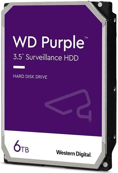 

Жесткий диск WD 3.5" SATA 3.0 6TB 5400 128MB Purple Surveillance (WD62PURZ)