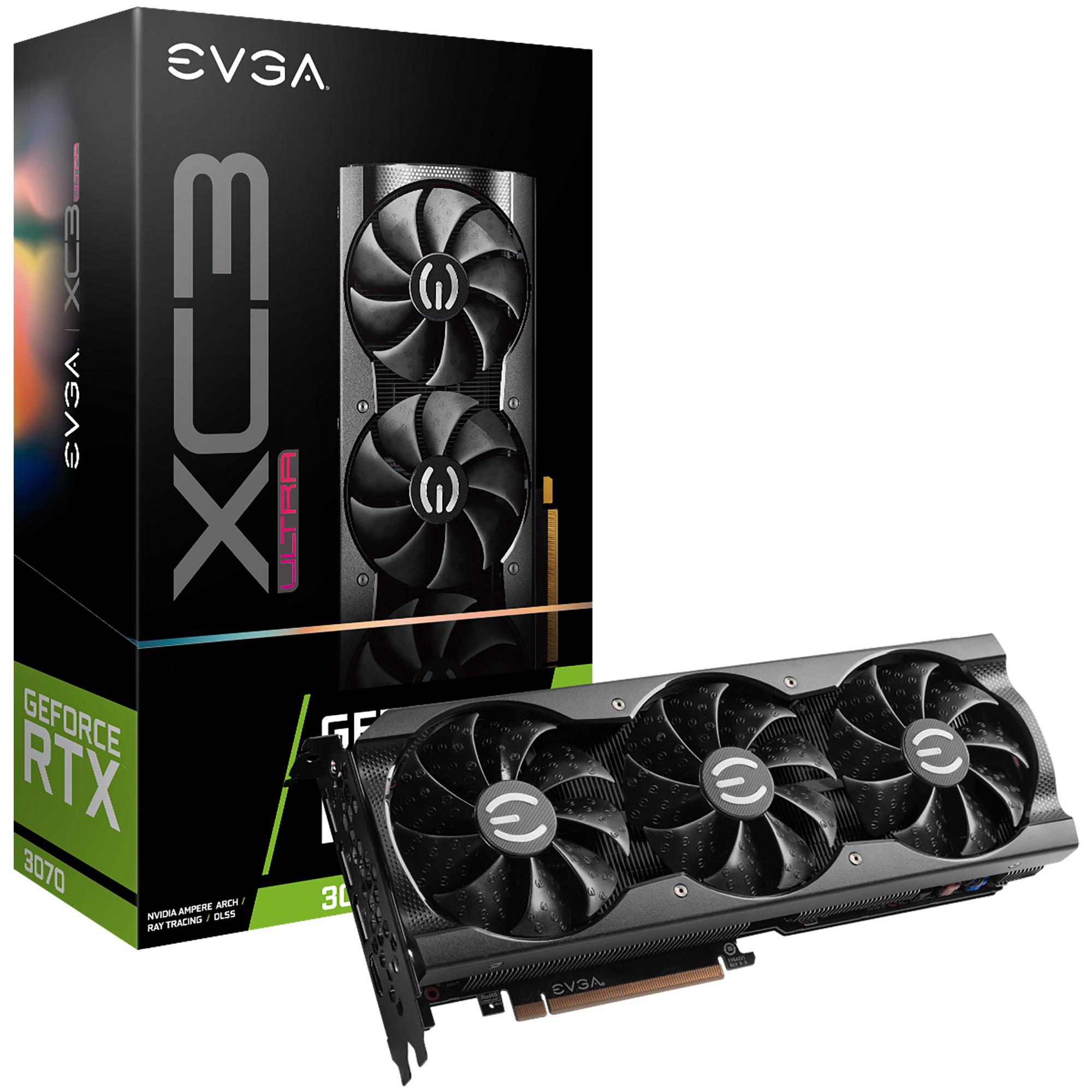 

Видеокарта EVGA RTX 3070 XC3 Ultra Gaming (08G-P5-3755-KR)