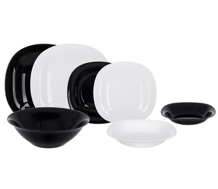 

Сервиз столовый Luminarc Authentic19 предметов Black White N1491