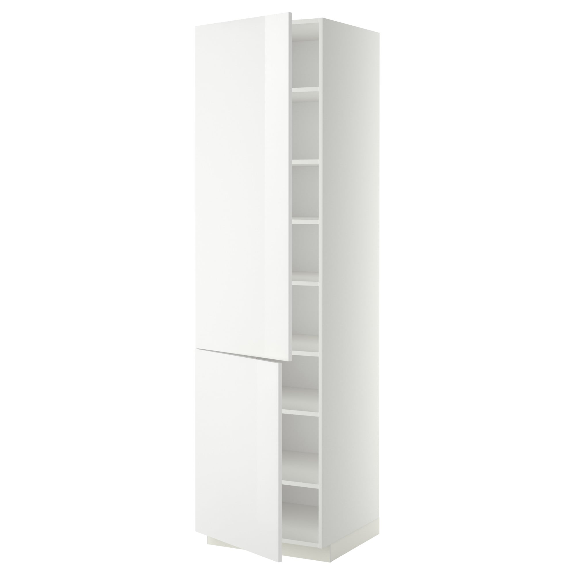 

Высокий шкаф с полками / 2 двери IKEA МЕТОД белый 293.542.46