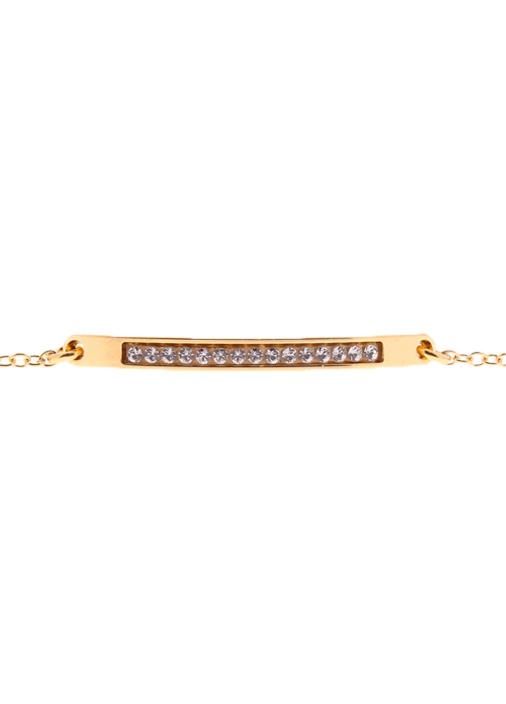 

Браслет Les Interchangeables Ligne Strass на цепочке Желтое золото A45853