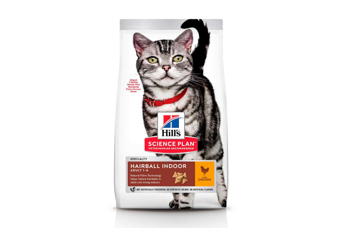 

Сухой корм Hill's Science Plan Adult Hairball Indoor Cat Chicken 3 кг