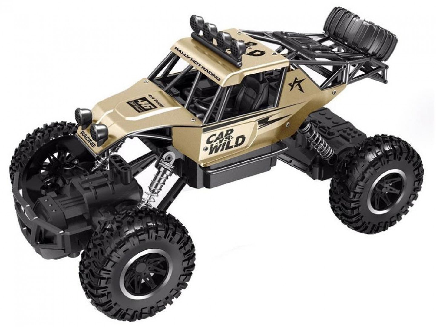 

Радиоуправляемая игрушка Sulong Toys OFF-ROAD CRAWLER CAR VS WILD Золотой 1:20