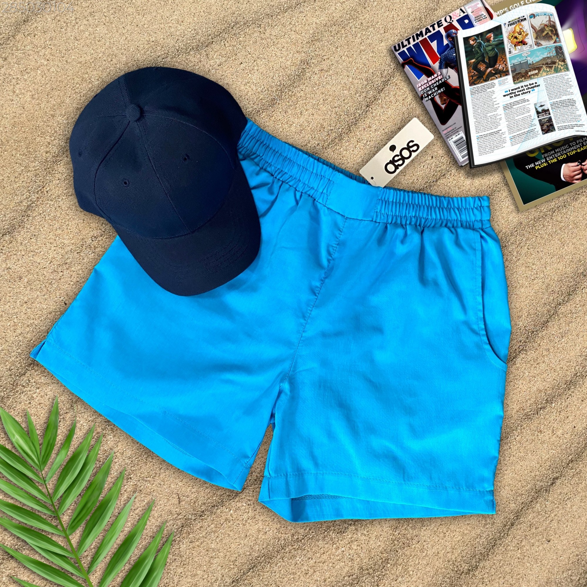 

Пляжные шорты ASOS голубые, Пляжные шорты ASOS голубые L