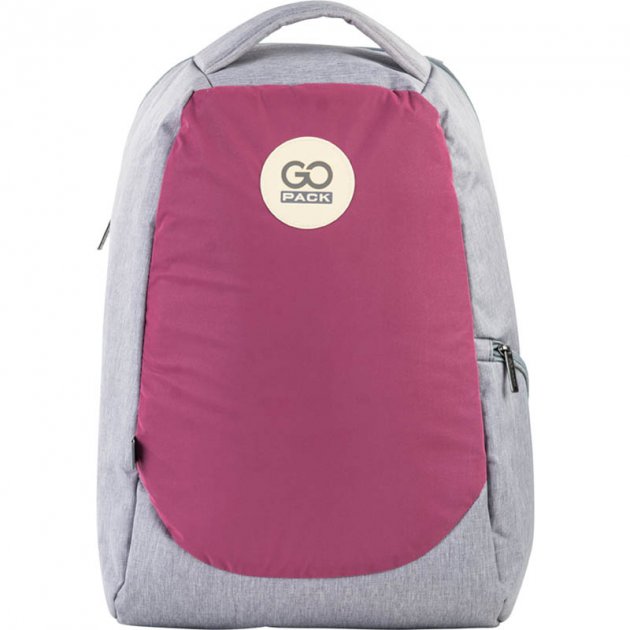 

Рюкзак GoPack Сity GO21-169L-1 сірий, рожевий 16 л