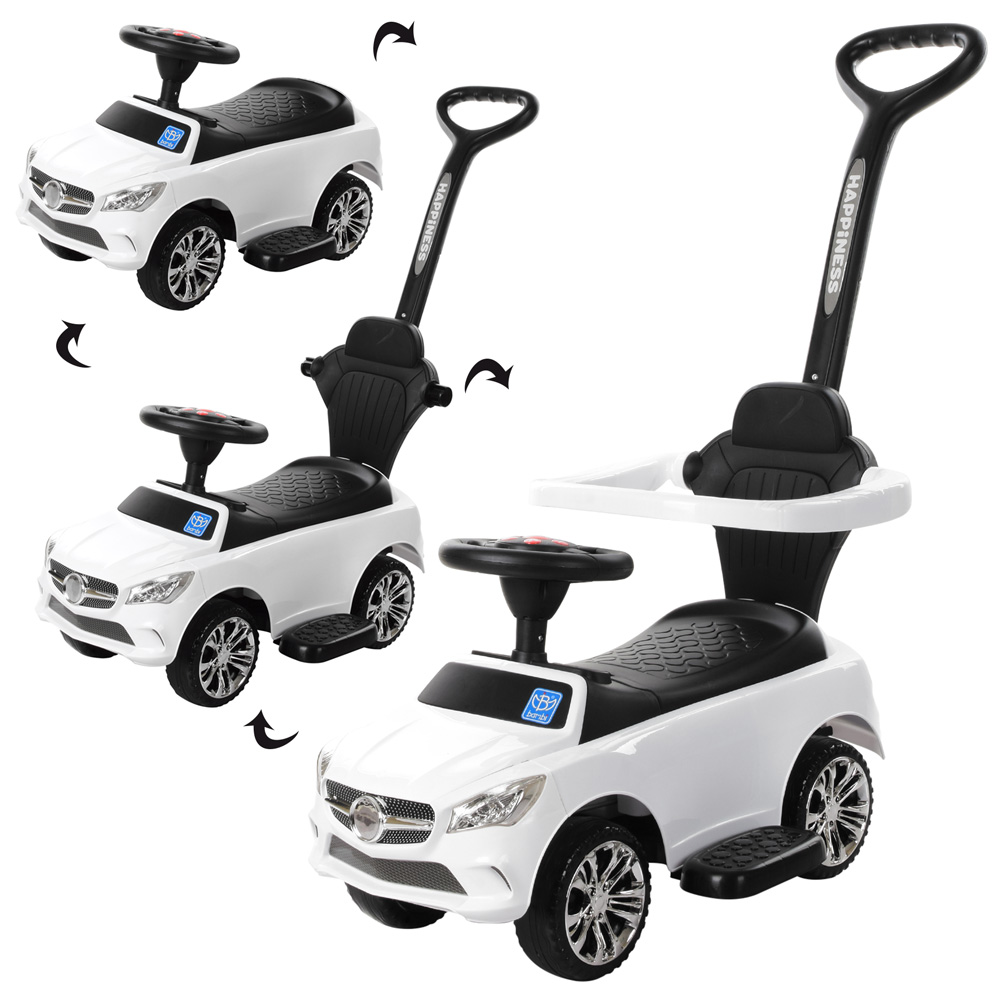 

Каталка-толокар Bambi M 3503C-1 ручка, білий, музика, світло