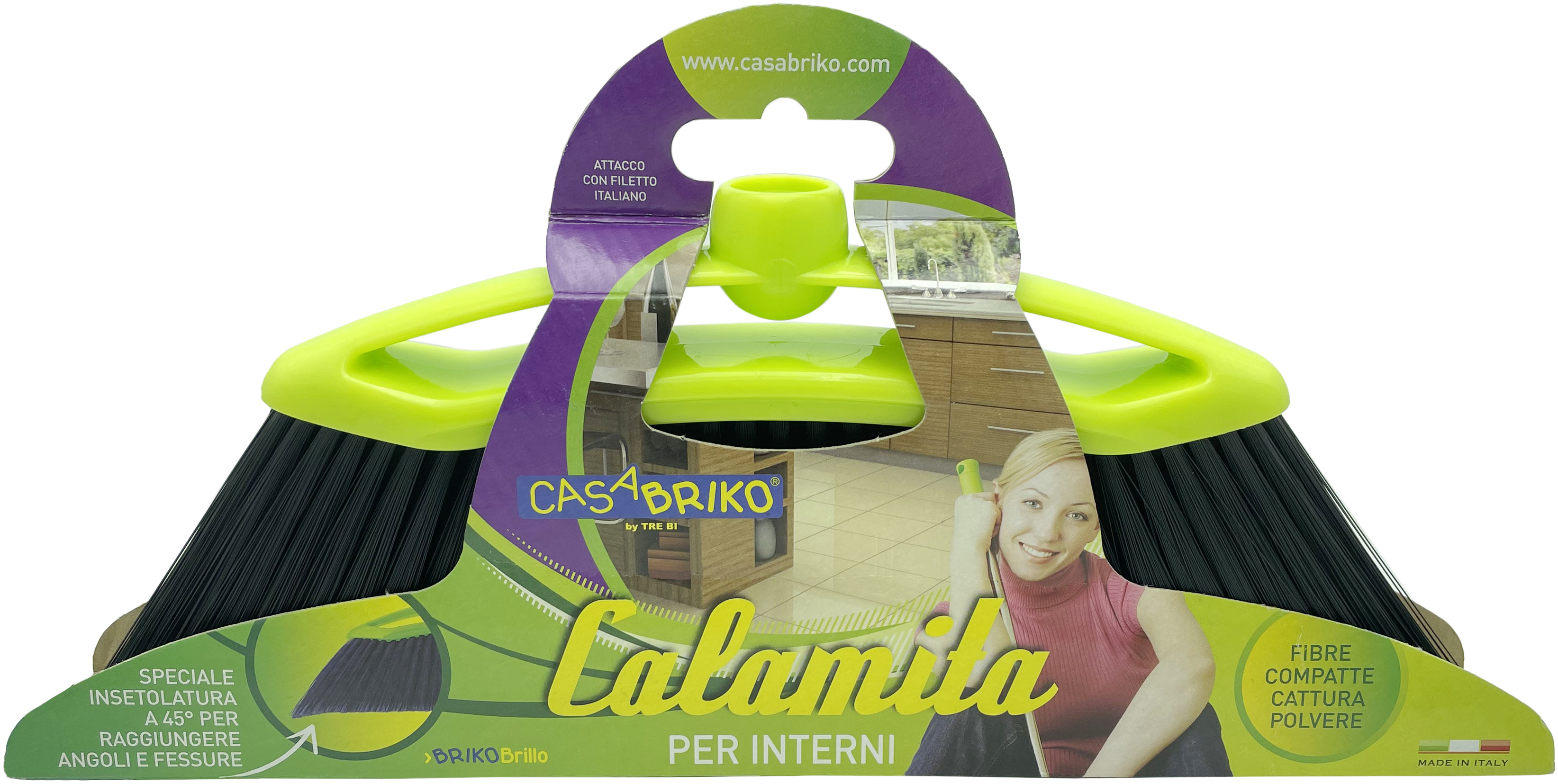 

Щетка-запаска для веника Casabriko CALAMITA под углом 45°
