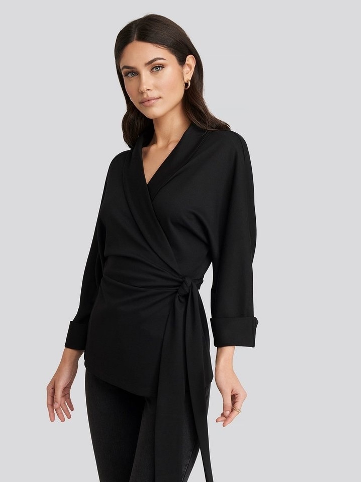 

Жакет Lounge с запахом и поясом NA-KD 1018003870  Черный, Жакет Lounge с запахом и поясом NA-KD 1018003870 S Черный