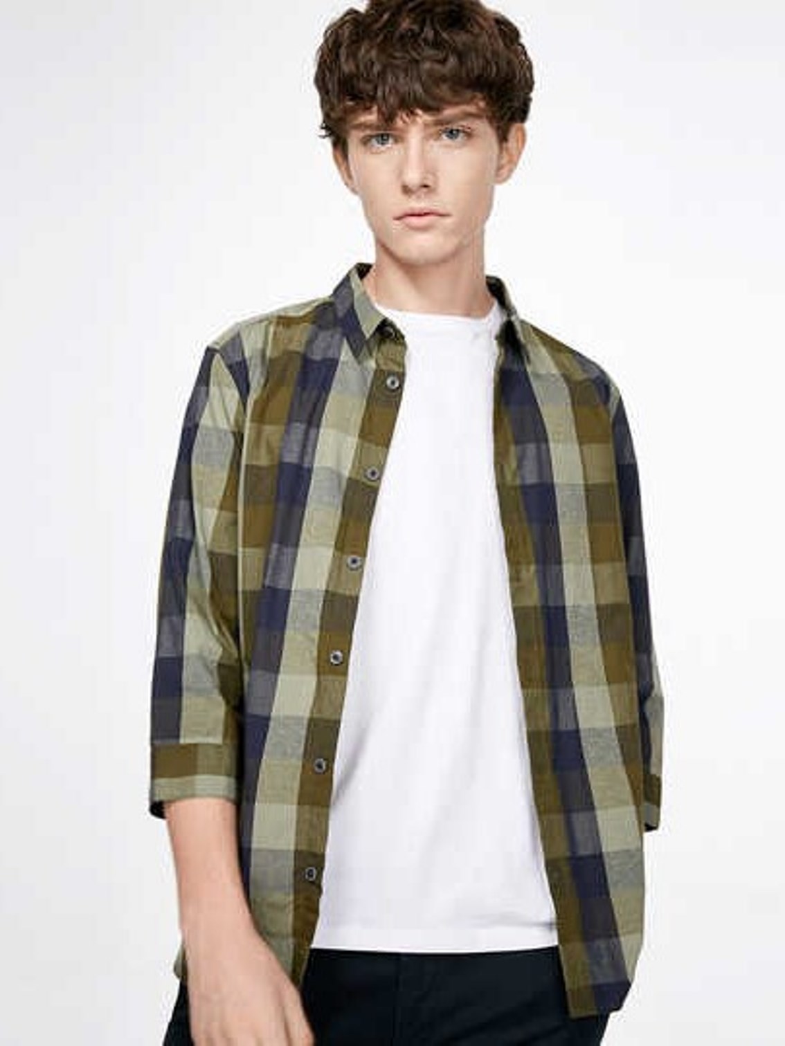 

Рубашка рукав 3/4 Jack & Jones 216331502 XL Зеленый