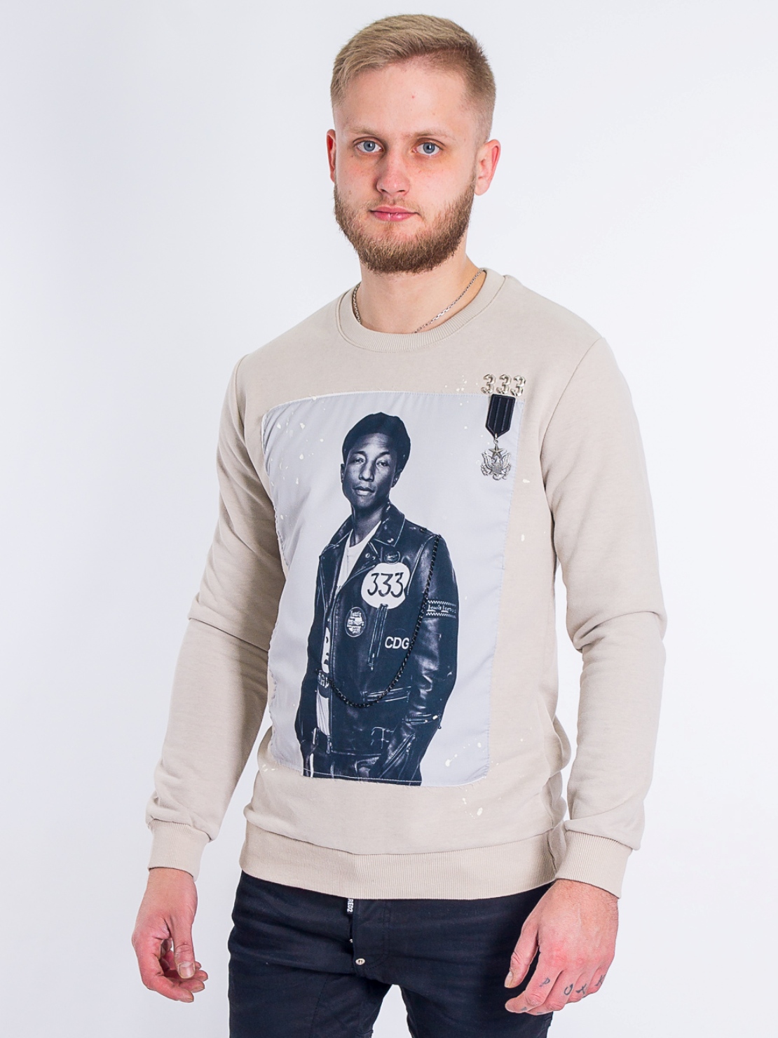 

Свитшот MNML 2328  Молочный, Свитшот MNML 2328 2XL Молочный