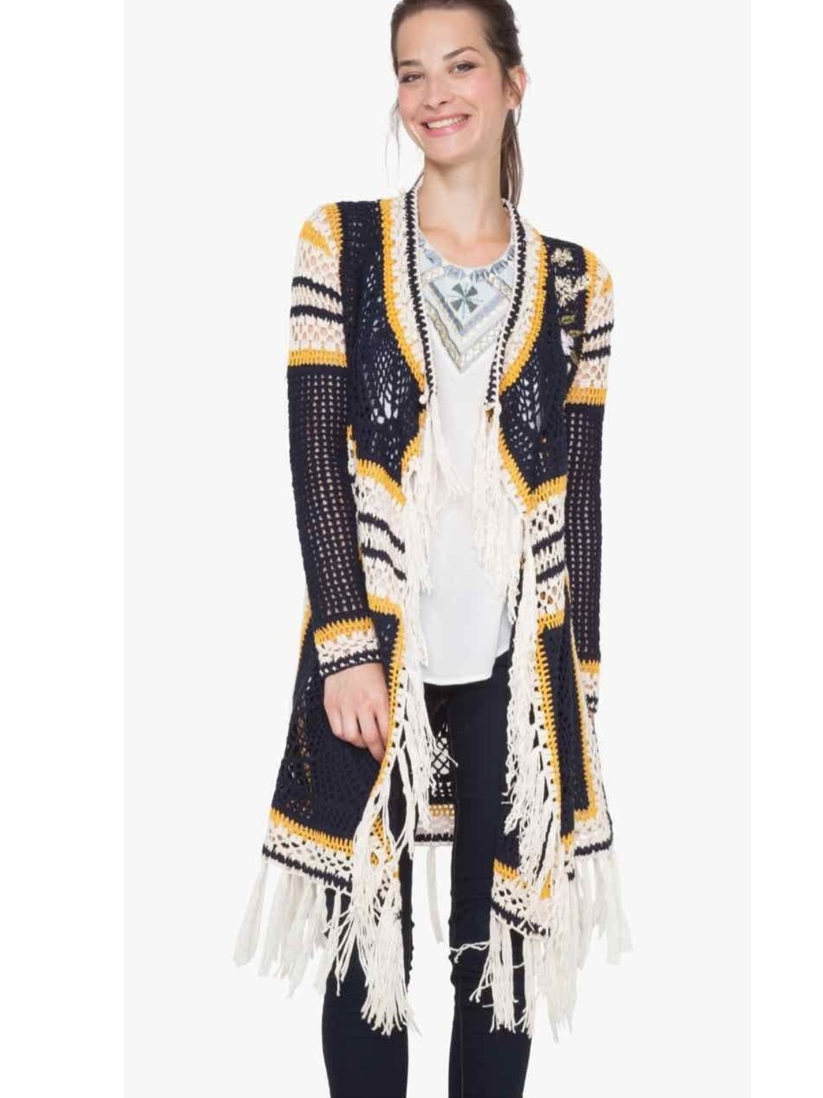 

Кардиган Desigual 71J2WN5  Мультиколор, Кардиган Desigual 71J2WN5 M Мультиколор