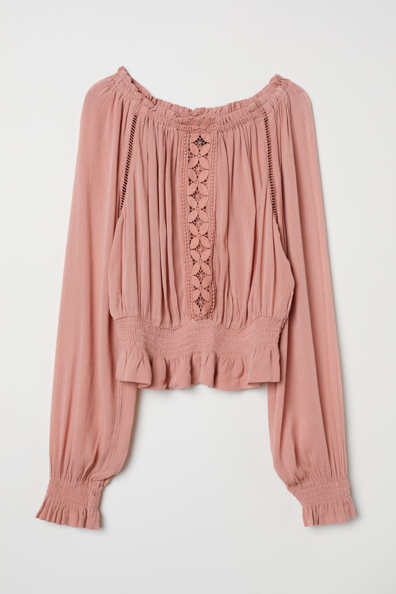 

Блуза H&M 0609598  Бежевый, Блуза H&M 0609598 S Бежевый
