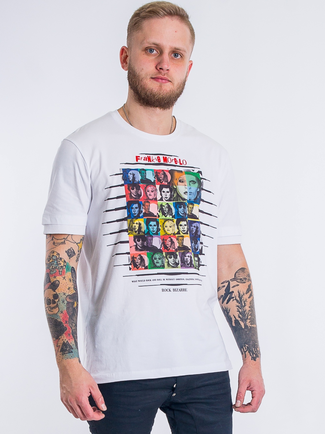 

Футболка Frankie Morello RockBizarre XL Белый