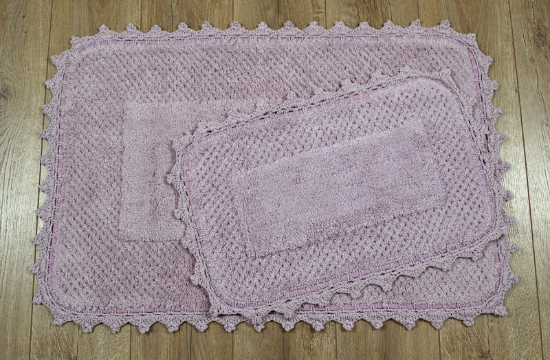 

Набор ковриков Irya Carmela 60х90, 40х60 lila (svt-2000022231749)