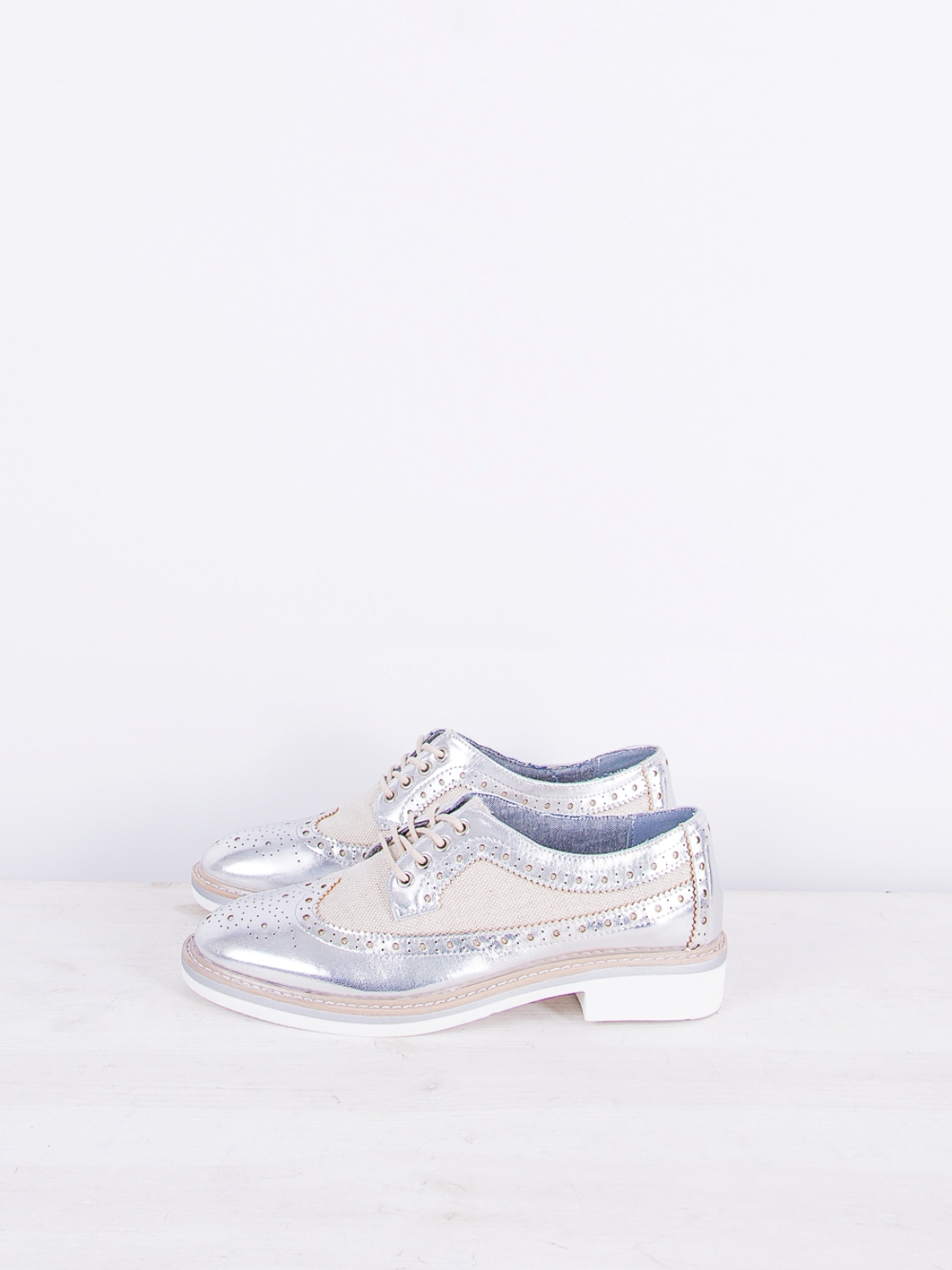 

Туфли на шнуровке MariaMare MG/0908-6 40 Металлик