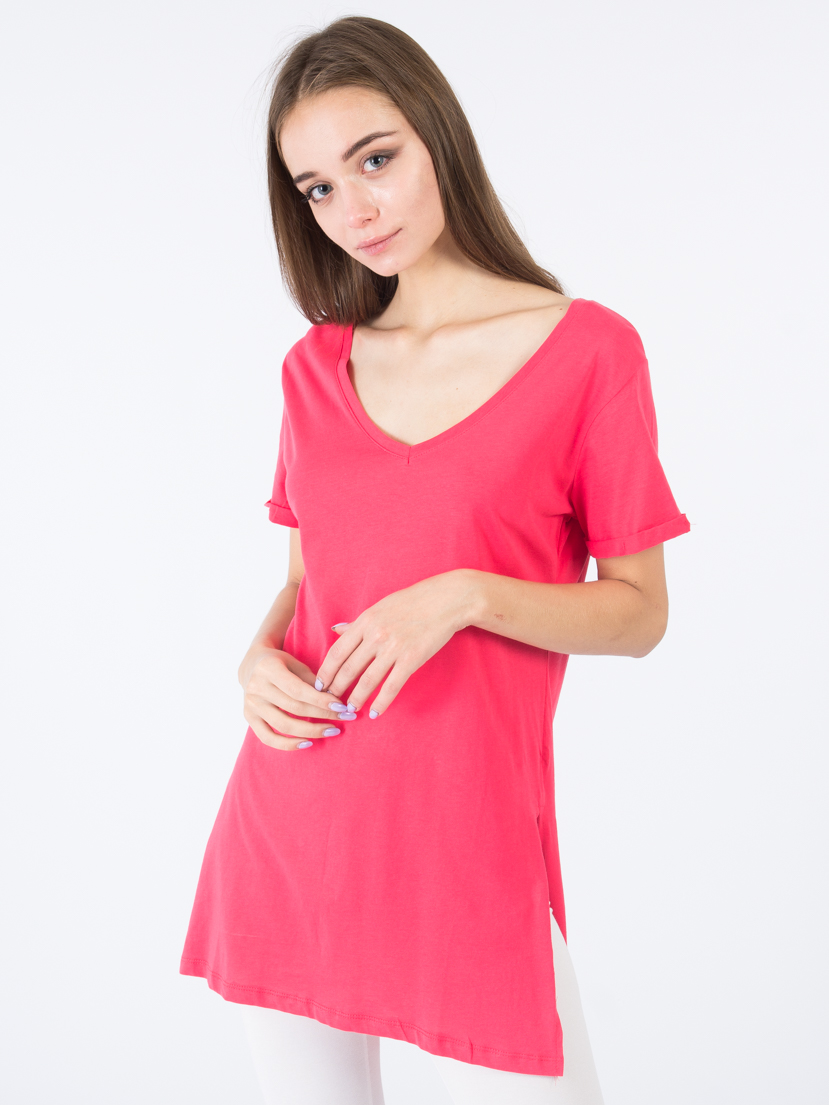 

Футболка BEBE PLUS 21132  Коралловый, Футболка BEBE PLUS 21132 S Коралловый