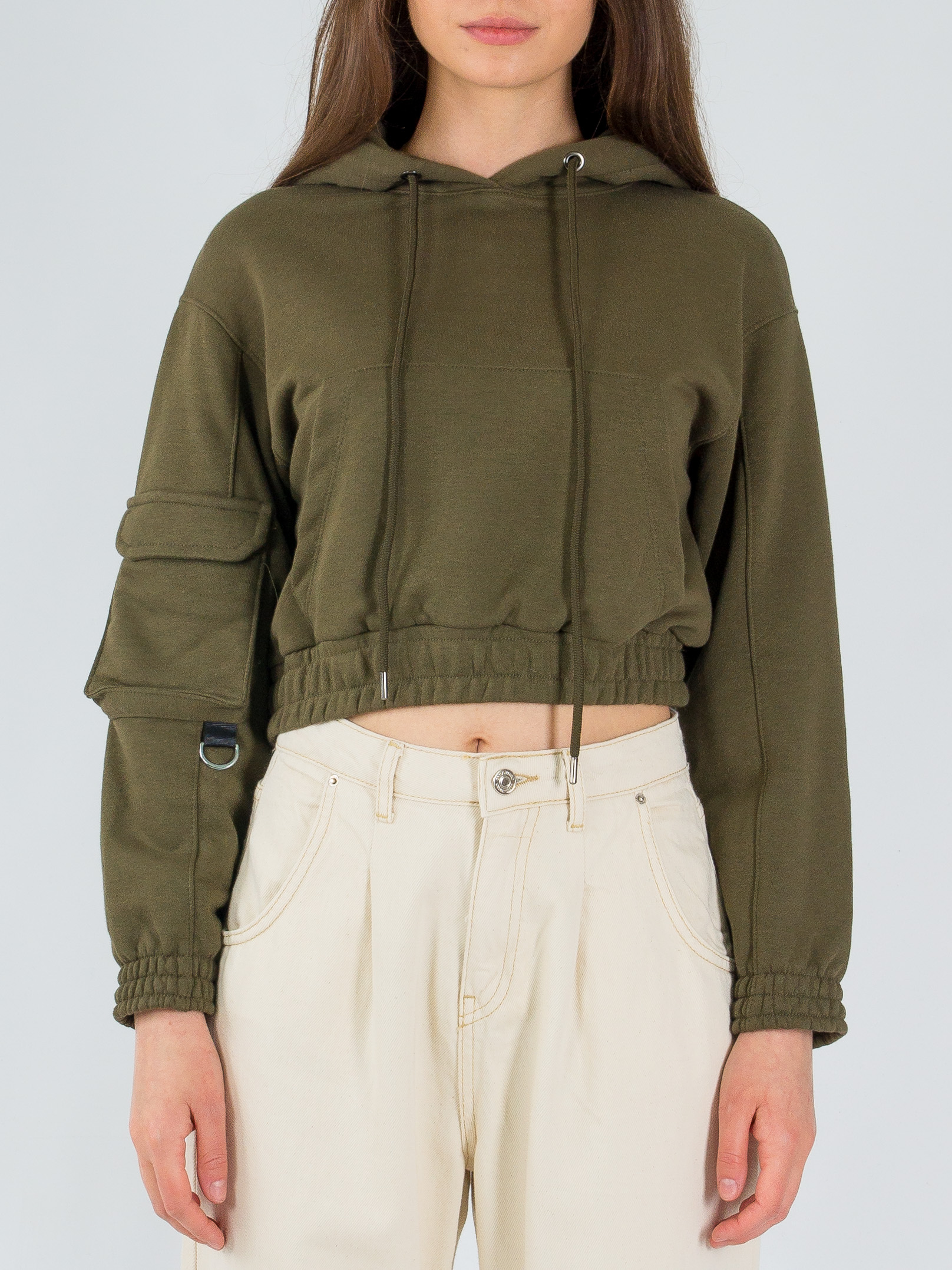 

Худи BEBE PLUS 24464 M Зеленый