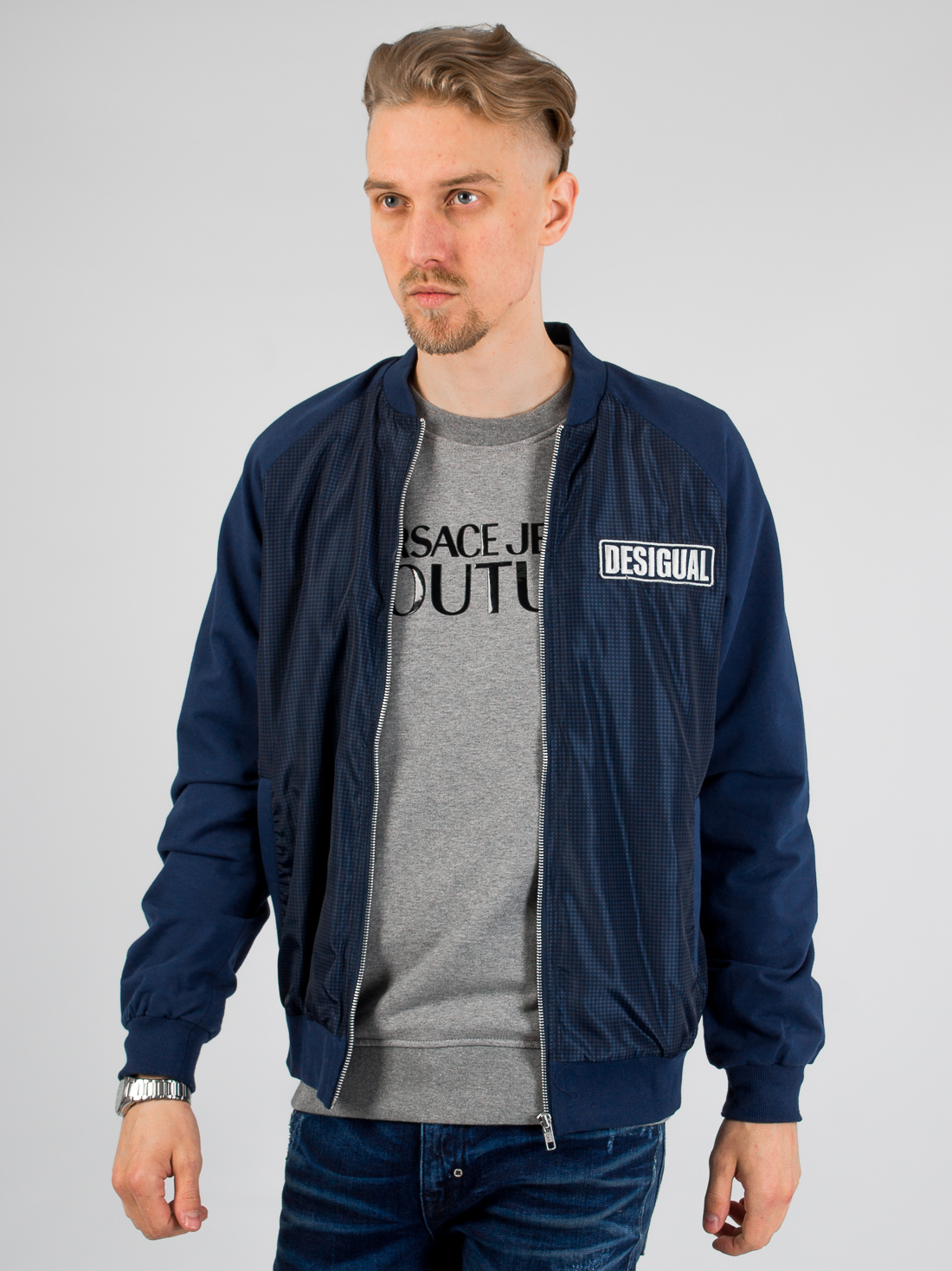

Бомбер Desigual 55E19F4 L Синий
