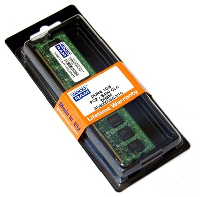 

МОДУЛЬ ПАМЯТИ ДЛЯ КОМПЬЮТЕРА DDR2 1GB 800 MHZ GOODRAM (GR800D264L6/1G)