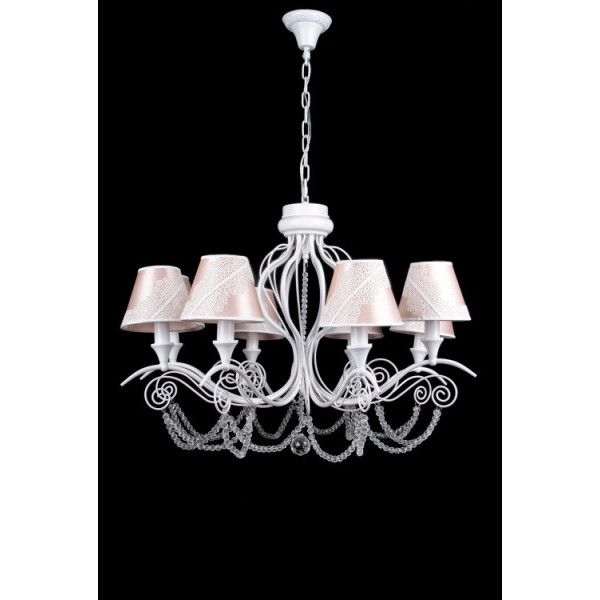 

Люстра с абажуром L67239/8 (WT) Handmade (YE-L67239/8-WT)