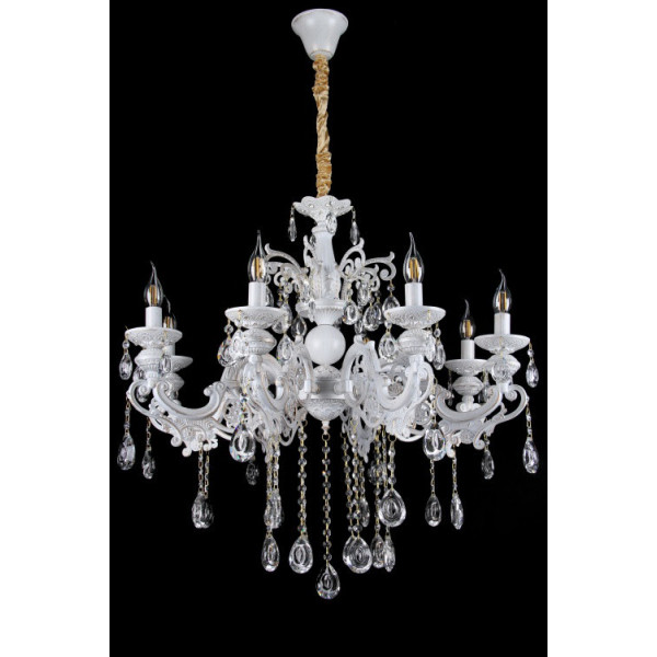

Люстра свеча L11617/8 (WTGD) Handmade (YE-L11617/8-WT+GD)